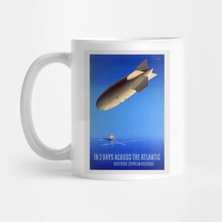 In Two Days Across the Atlantic Vintage Poster 1935 Mug